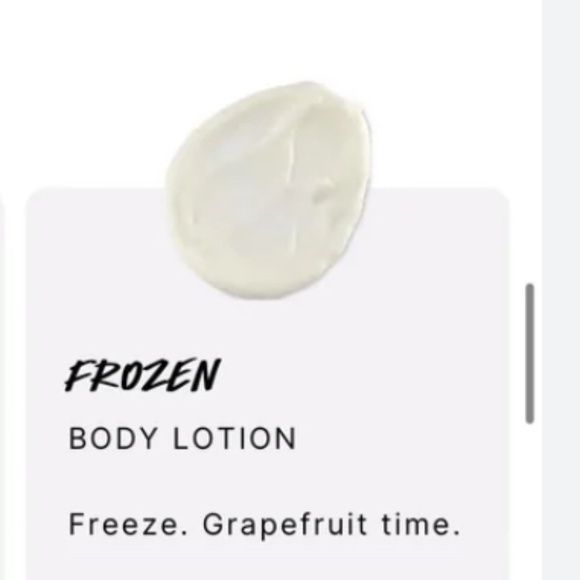 Lush kitchen exclusive Frozen body lotion - Picture 2 of 2